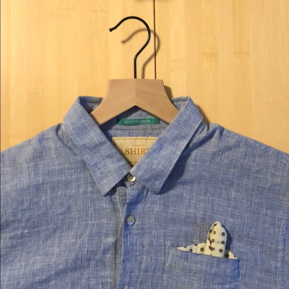 Scotch & Soda CALIENTE Men's Button Front Shirt M